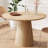 Finnerty Circular Dining Table with Wooden Base-110480662-111786370