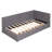 No Box Spring Required Upholstered Daybed, Twin Size, 2 Storage, Linen, Gray Linen Fabric Twin, Storage Drawers, Bed-1702316030