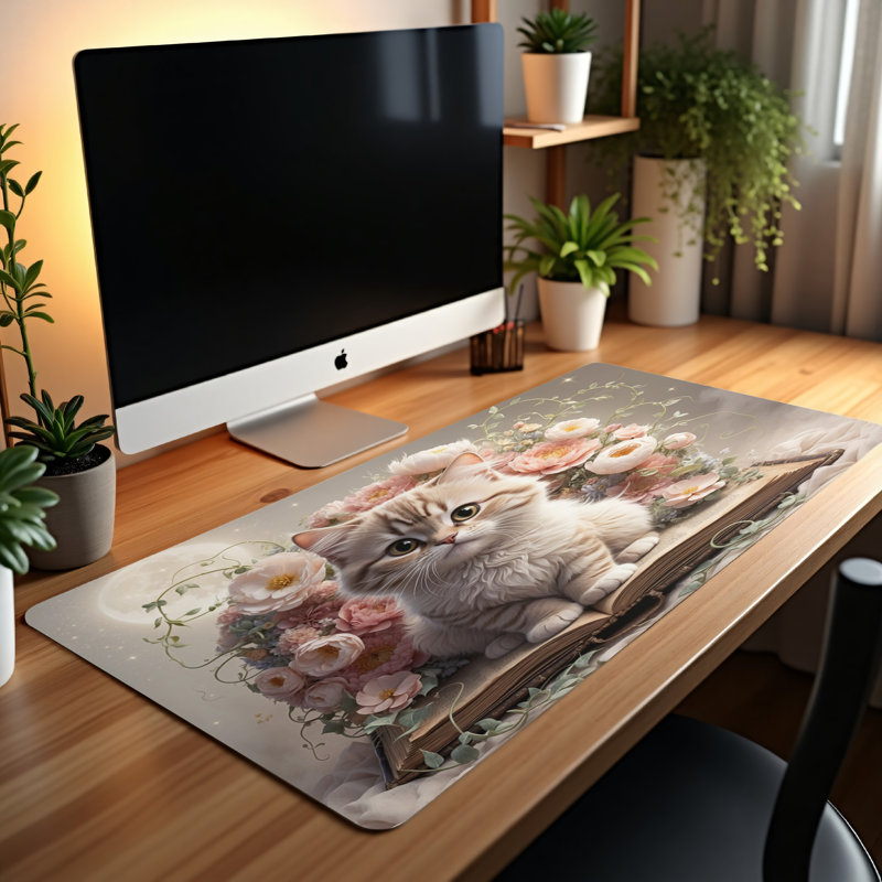 Polyester Desk Pad, 31.5x15.5