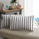  Housse et insert de coussin extérieur rayé Sunbrella