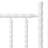 Baxton Studio Edaline Bamboo Motif Headboard - Crafted Wood Panel with Decorative Turned Spindle Design for Boho Costal Bedroom, Full, White-129907999
