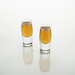 Raye Heavy Base Crystal Shot Glasses