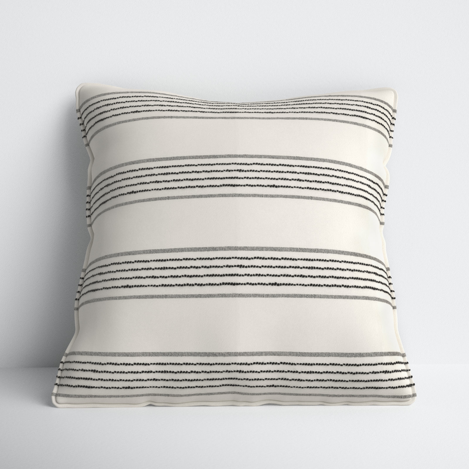 Navona Embroidered Cotton Throw Pillow, Pillow Cover Only - No Insert