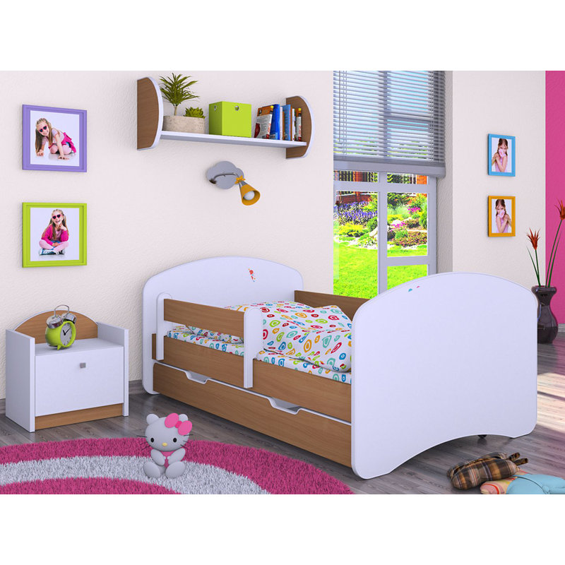 Manzano Cabin Bed with Storage Included, Light Brown