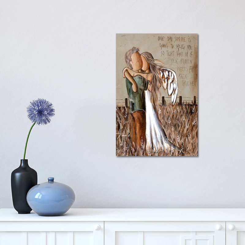 One Day Someone - Painting Print on Canvas, 20.32 cm H x 30.48 cm W, No Framed