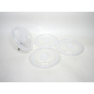 Couvercle en plastique 6 "S / 4