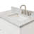 Hamlet 37'' Single Bathroom Vanity with Carrara Marble Top-1236656512