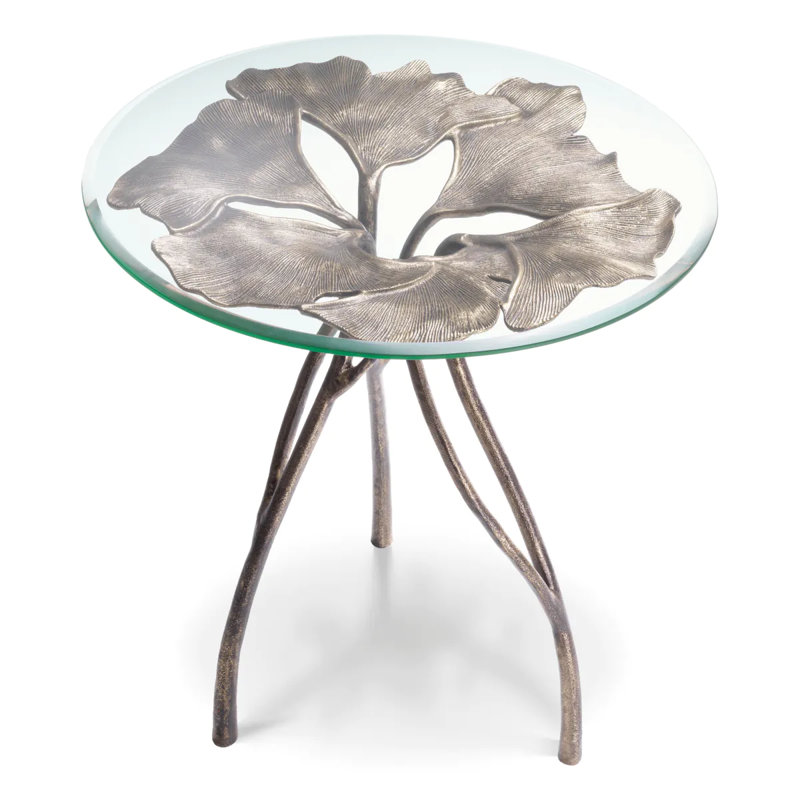 Poseidon Glass End Table