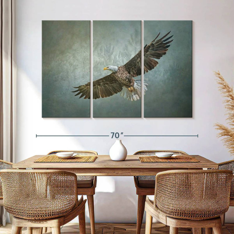 Brampt Majestic Flying Eagle, 42" H x 65" W