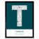 Tehran City Map Tehran Teal - Single Picture Frame Typography