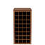 Armoire 32 bouteilles en noyer brun - Buffet modulaire pour votre maison avec fentes