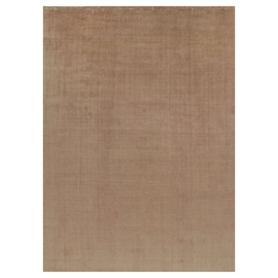 Rug & Kilim’S Oversized Contemporary Textural Rug In Beige-Brown Tones