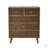 Handcrafted Accent Drawer With Abstract Carvings