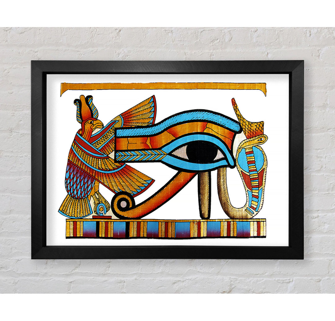 Gerahmtes Leinwandbild The Eye Of Horus