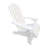 Outdoor Or Indoor Wood Children Adirondack Chair,White