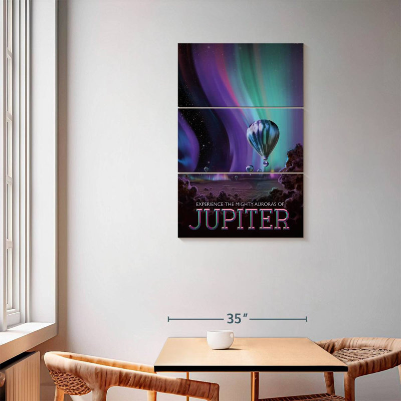 Oberle The Mighty Auroras Of Jupiter, 57" H x 36" W