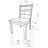 Lytton Washed Oak Dining Side Chair , Set of 2