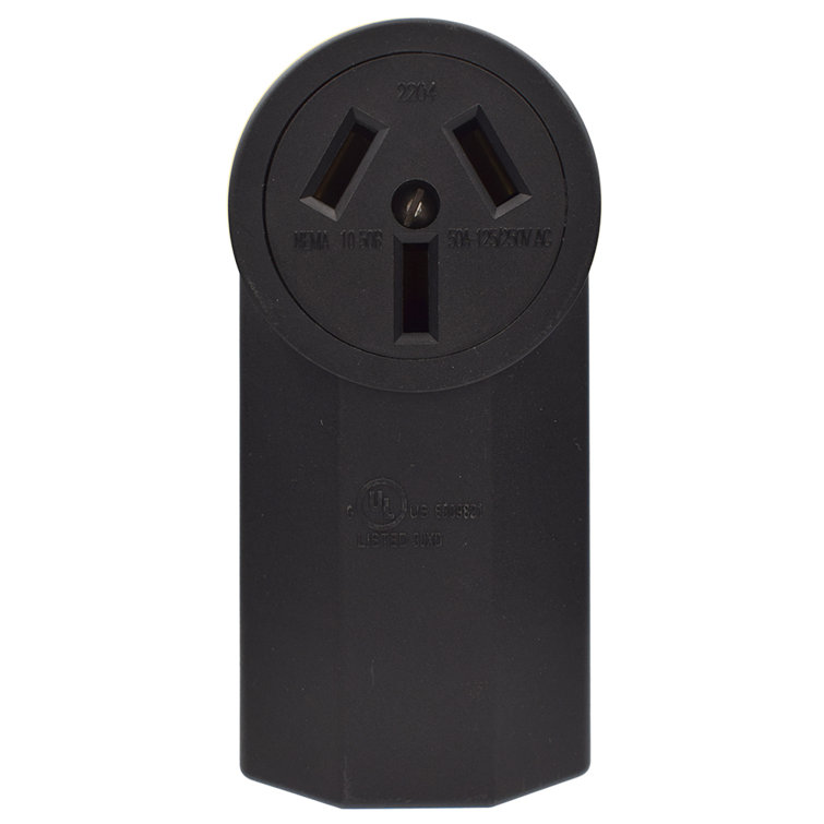 Prise simple standard de 50 ampères