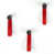 Rouge/noir est en rupture de stock