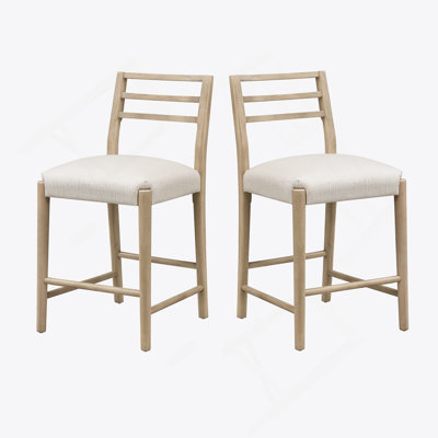 Ensemble de 2 tabourets de bar rembourrés en velours avec dossier, repose-pieds et cadre doré pour une cuisine et une salle à manger élégantes