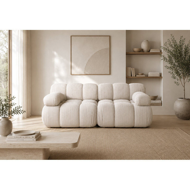 2 Seater Velvet Settee