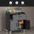 2 Door + 1 Drawer Tool Cabinets For Garage, Lockable Garage Storage Cabinet, Locking Metal Storage Cabinet With Wheels, Rolling Tool Chest, Assembly Required H35.4*W30.3*D18