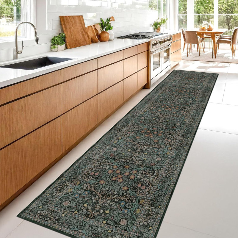 Washable Kitchen Runner Rug Non Slip, 2' x 10' (Runner)