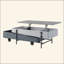 Table basse avec plateau relevable Wilkins