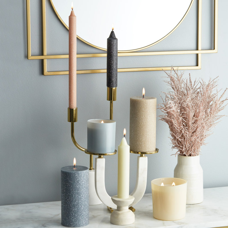 Timberline Unscented Pillar Candle