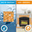 8'' W x 8'' L Vinyl Peel and Stick Mosaic Tile-94597527