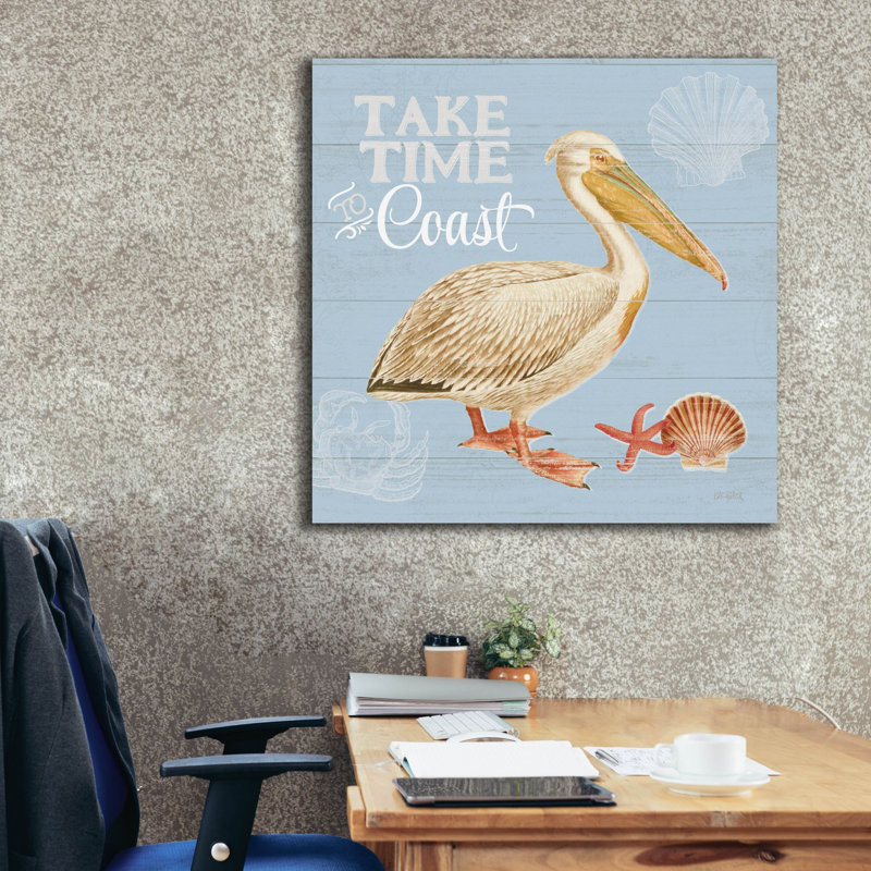 Art mural sur toile Epic Graffiti «Bayside 1 Blue» par Katie pertiet, H 37 po x l 37 po x P 1,5 po