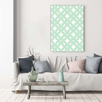 Geometric Background - Wrapped Canvas Print