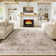 Elaine Machine Washable Oriental Area Rug with Non-Slip Backing