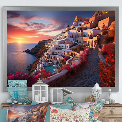 Grèce Oia Splendor IV sur toile