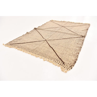 5x8 Moroccan Cream Rug