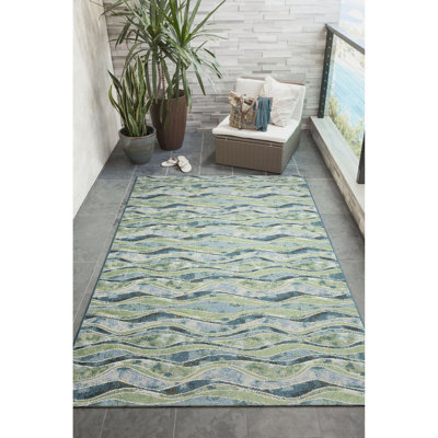 Tapis intérieur / extérieur Joub Wave