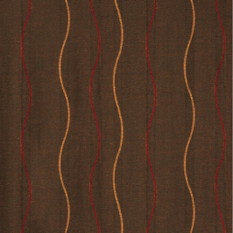 Sepino Room Darkening Curtain Panel Pair Single Panel, Orange, 245 H x 60 B cm