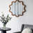 31" x 30" Wooden Accent Mirror