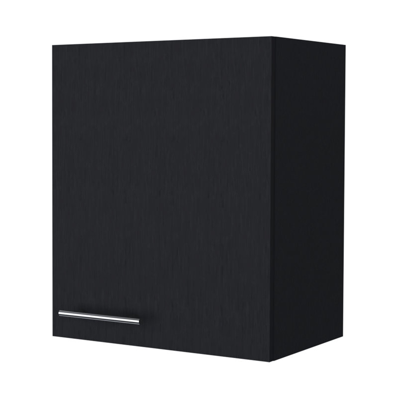 Porte simple en panneaux de particules Latitude Run® Jewlia, 19,7 po L x 13,1 po P x 23,6 po H, couleur wengé, Noir