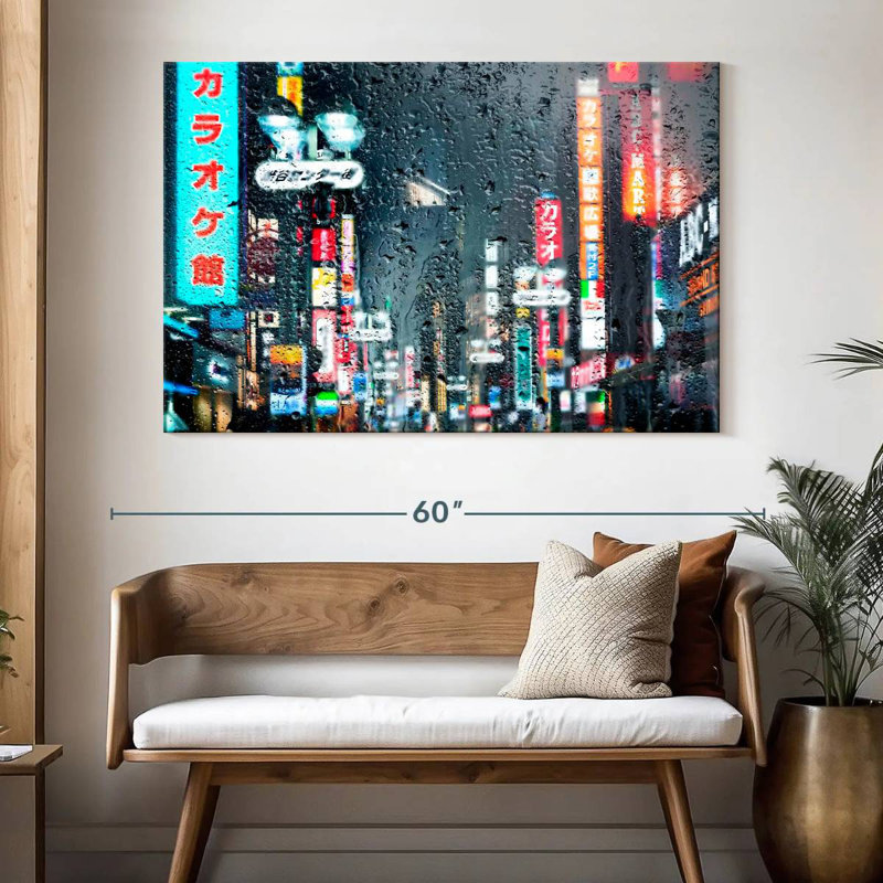 Sireci Tokyo Dark Night, 34" H x 51" W
