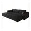 Canapé modulaire 95 avec 2 repose-pieds en forme de U dans un coin profond sans assemblage requis-1348391554-1348391552