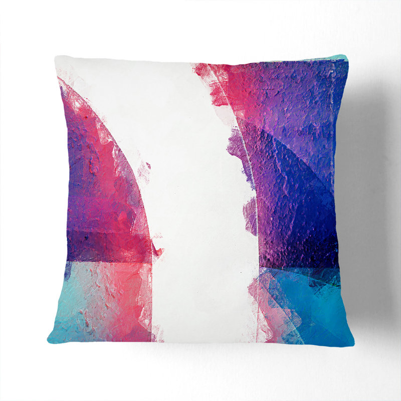 Abstract Square Throw Cushion, 40cm H x 40cm W x 15cm D
