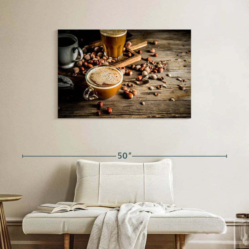 Yarlin Brewed Hazelnut Coffee, 26" H x 39" W