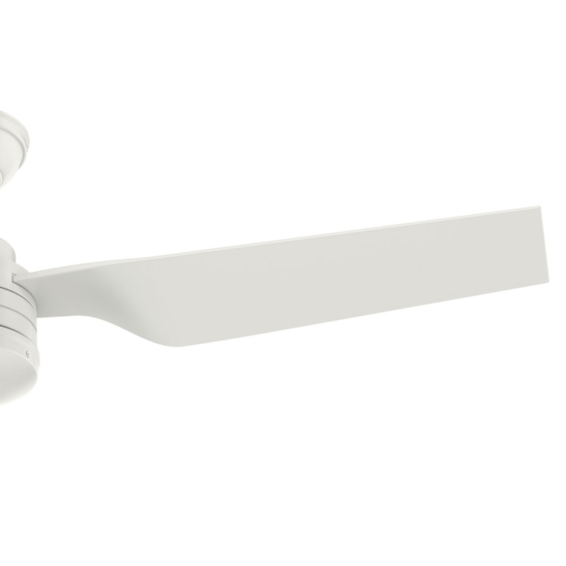 52" Cabo Frio 3 - Blade Outdoor Standard Ceiling Fan with Wall Control, Fresh White