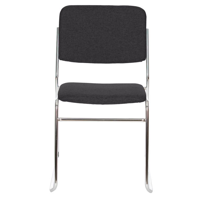 Sandra Stack Chair, Pack of 2, Black