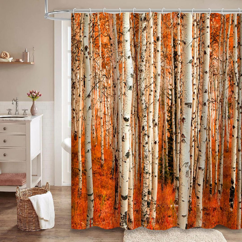 Rideau de douche Golden Fall Aspen Utah, L 72 po x l 72 po