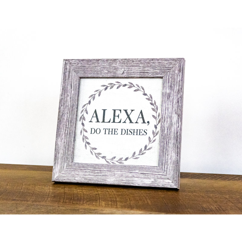 Plaque décorative de cuisine Alexa