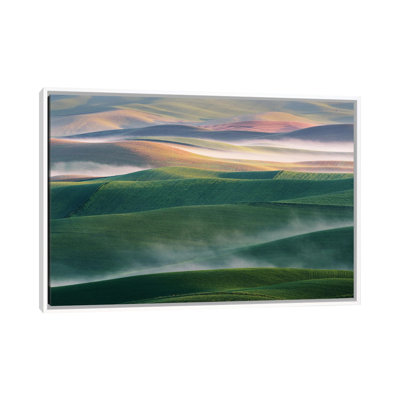 Foggy Morning by Austin - Floater Frame Print on Canvas