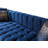 Ariana Velvet Double Chaise Sectional-351795244