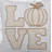 LOVE Pumpkin Embroidered Throw Pillow – Rustic Beige Fall Decor